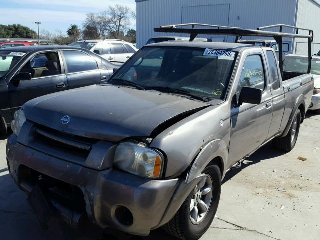 1N6DD26T23C409362 - 2003 NISSAN FRONTIER K CHARCOAL photo 2