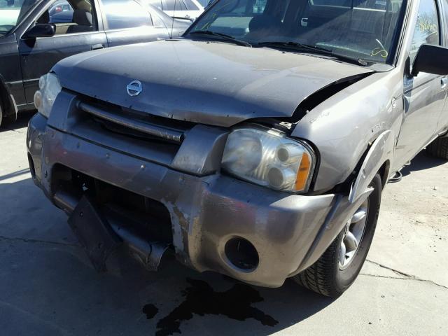 1N6DD26T23C409362 - 2003 NISSAN FRONTIER K CHARCOAL photo 9