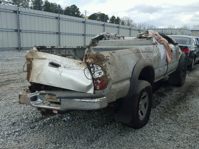 5TESN92N14Z312843 - 2004 TOYOTA TACOMA XTR SILVER photo 4