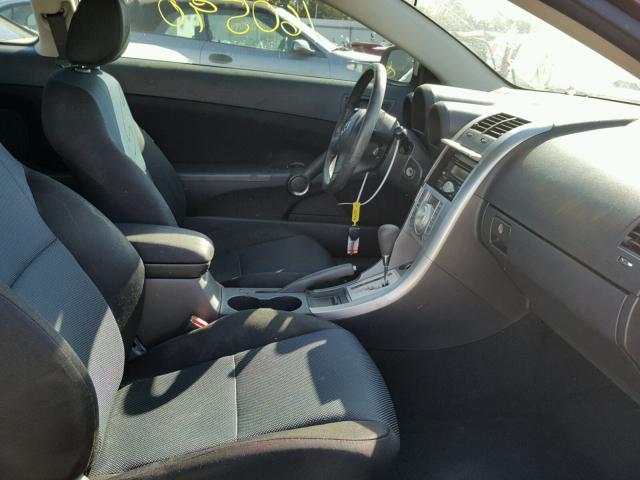 JTKDE167550016305 - 2005 TOYOTA SCION TC 栗色 照片 5