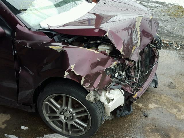 JTKDE177660113349 - 2006 TOYOTA SCION TC 栗色 照片 9