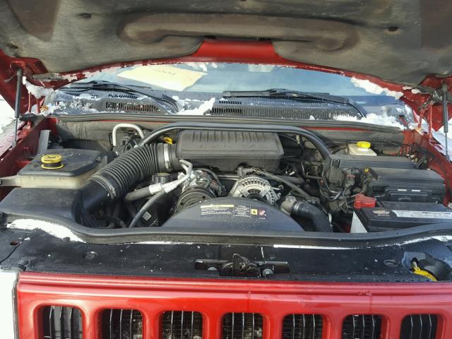 1J8HG48K56C238762 - 2006 JEEP COMMANDER წითელი ფოტო 7