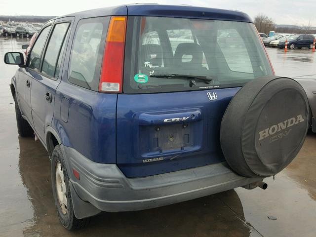 JHLRD1845VC055593 - 1997 HONDA CR-V LX BLUE photo 3