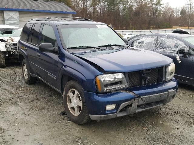 1GNDT13S132191276 - 2003 CHEVROLET TRAILBLAZE BLUE photo 1