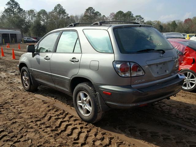 JTJGF10U430162317 - 2003 LEXUS RX 300 GRAY photo 3