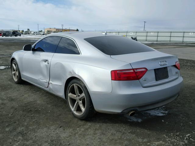 WAUDK78T69A042339 - 2009 AUDI A5 QUATTRO SILVER photo 3