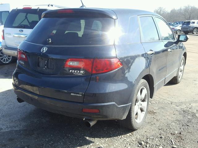 5J8TB18577A001889 - 2007 ACURA RDX TECHNO BLACK photo 4