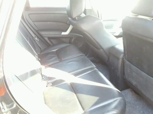 5J8TB18577A001889 - 2007 ACURA RDX TECHNO BLACK photo 6