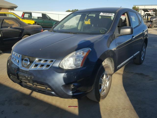 JN8AS5MV1DW607596 - 2013 NISSAN ROGUE S BLUE photo 2