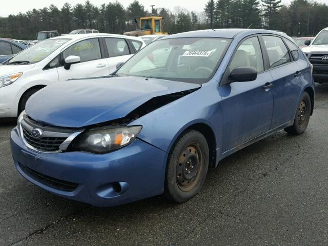 JF1GH61688H837840 - 2008 SUBARU IMPREZA 2. BLUE photo 2