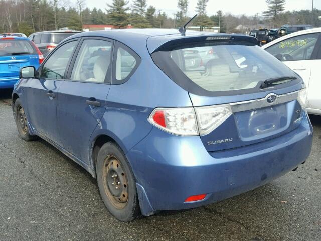 JF1GH61688H837840 - 2008 SUBARU IMPREZA 2. BLUE photo 3