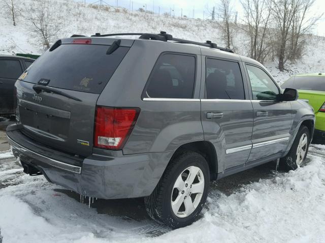 1J8HR58N88C162953 - 2008 JEEP GRAND CHER GRAY photo 4