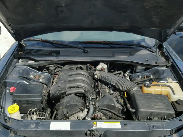 2B3KA43R38H313480 - 2008 DODGE CHARGER BLUE photo 7