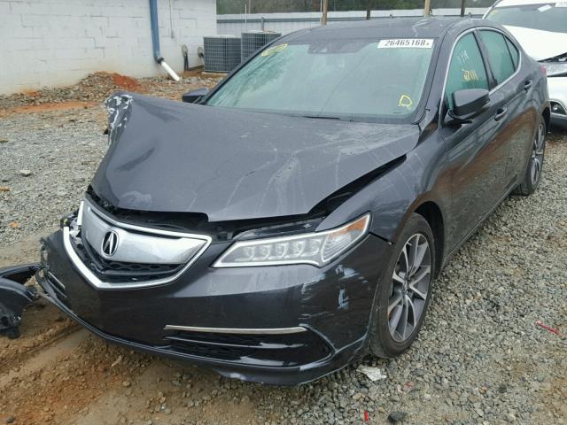 19UUB2F53FA001464 - 2015 ACURA TLX TECH GRAY photo 2