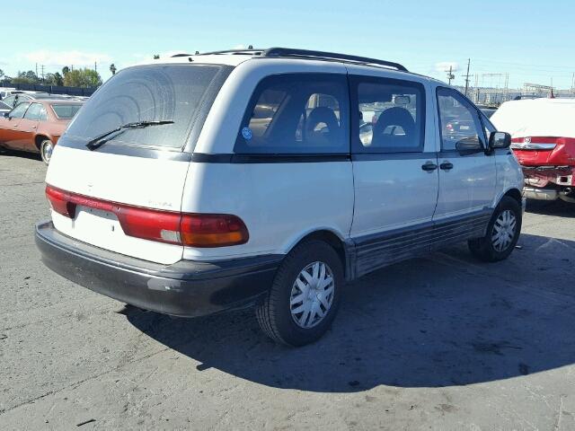 JT3AC22S1M1001118 - 1991 TOYOTA PREVIA LE WHITE photo 4