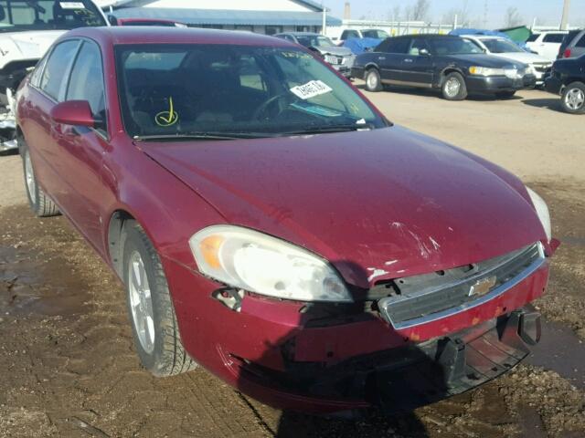 2G1WT55K069406828 - 2006 CHEVROLET IMPALA LT RED photo 1