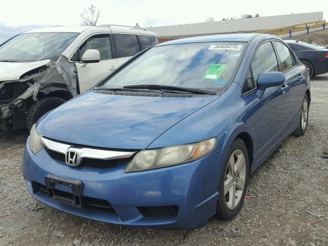 2HGFA1F69BH535708 - 2011 HONDA CIVIC LX-S BLUE photo 2