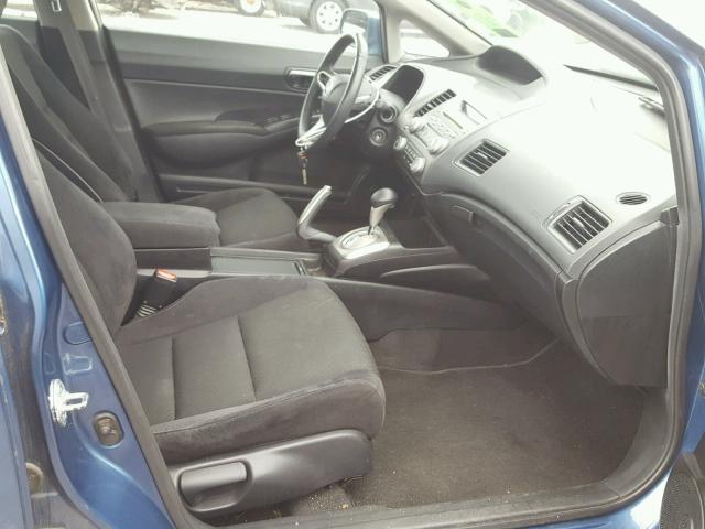 2HGFA1F69BH535708 - 2011 HONDA CIVIC LX-S BLUE photo 5