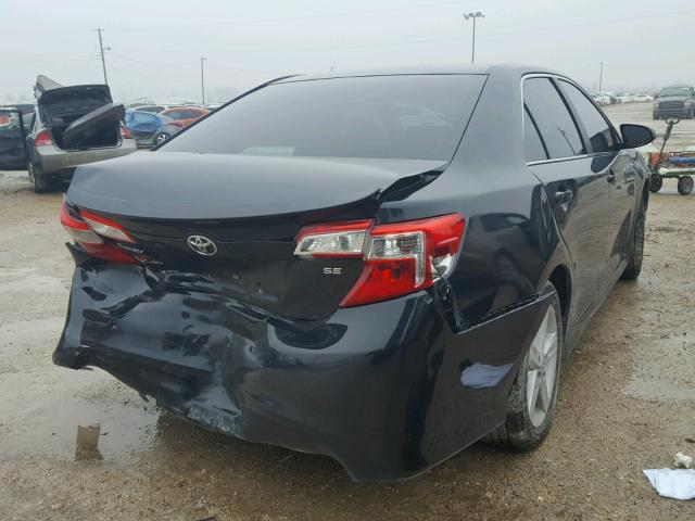 4T1BF1FK3EU792968 - 2014 TOYOTA CAMRY L BLACK photo 4