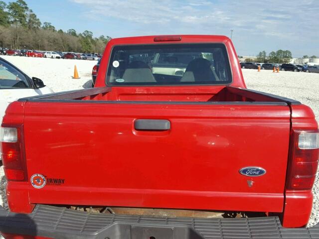 1FTYR14U91PA18081 - 2001 FORD RANGER SUP RED photo 6