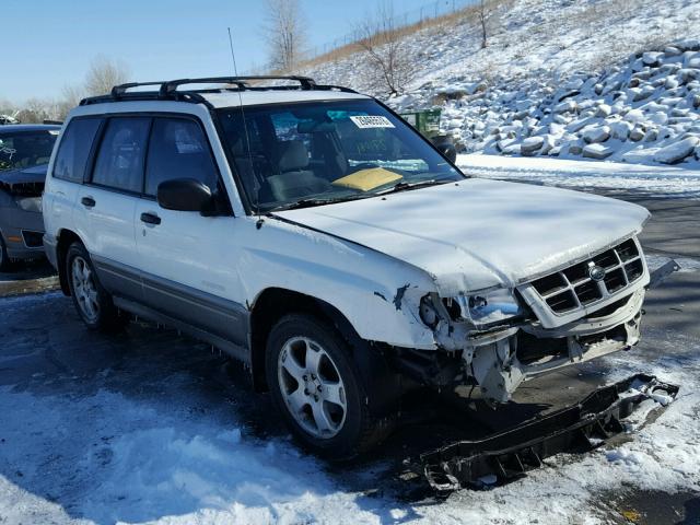 JF1SF6552WH711522 - 1998 SUBARU FORESTER S WHITE photo 1
