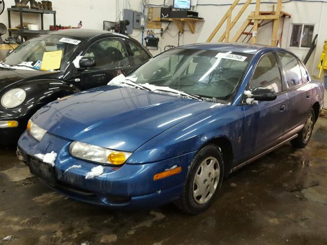 1G8ZH52831Z291519 - 2001 SATURN SL1 BLUE photo 2