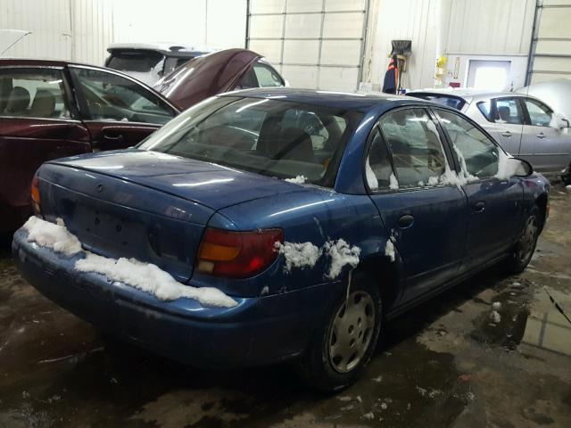 1G8ZH52831Z291519 - 2001 SATURN SL1 BLUE photo 4