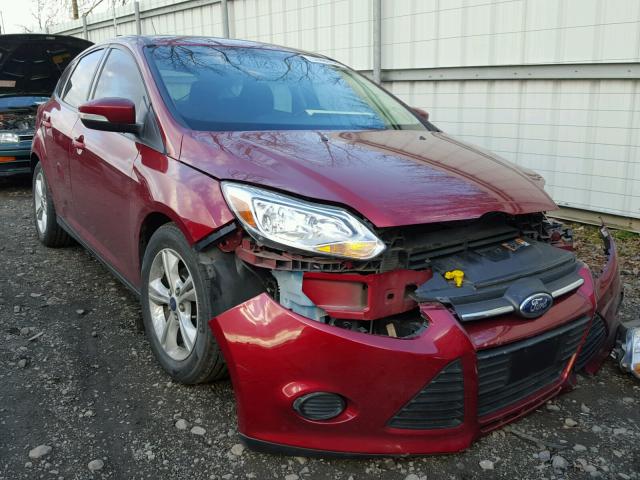 1FADP3K21EL433318 - 2014 FORD FOCUS SE MAROON photo 1