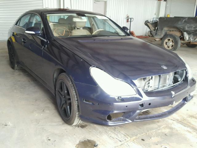 WDDDJ75X16A038634 - 2006 MERCEDES-BENZ CLS 500C BLUE photo 1