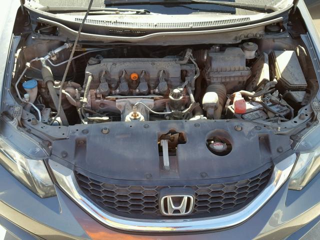 19XFB2F59DE217871 - 2013 HONDA CIVIC LX CHARCOAL photo 7