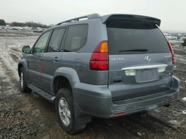 JTJBT20X250070970 - 2005 LEXUS GX 470 GRAY photo 3