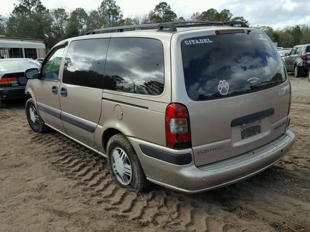 1GNDX03E53D318110 - 2003 CHEVROLET VENTURE BEIGE photo 3