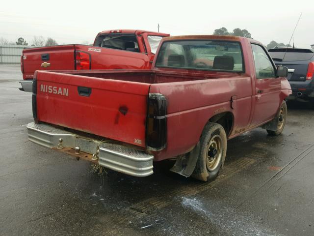 1N6SD11S2NC315419 - 1992 NISSAN TRUCK SHOR RED photo 4