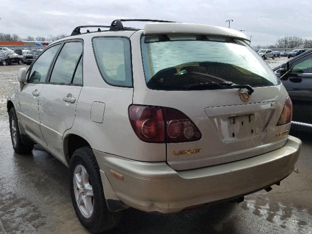 JT6GF10U7X0026750 - 1999 LEXUS RX 300 WHITE photo 3