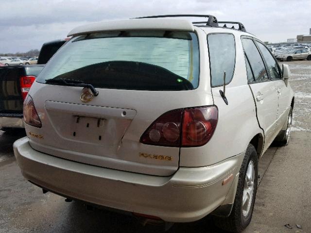 JT6GF10U7X0026750 - 1999 LEXUS RX 300 WHITE photo 4