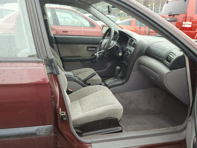 4S3BE635817205563 - 2001 SUBARU LEGACY L MAROON photo 5