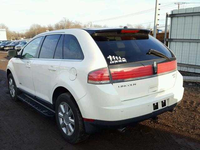 2LMDU88CX7BJ04460 - 2007 LINCOLN MKX WHITE photo 3