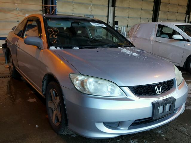 1HGEM22935L002415 - 2005 HONDA CIVIC EX SILVER photo 1