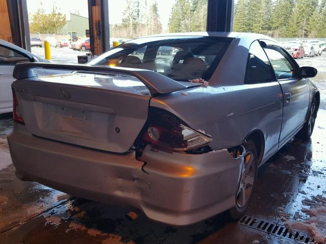 1HGEM22935L002415 - 2005 HONDA CIVIC EX Արծաթագույն լուսանկար 4