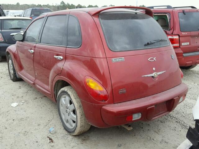 3C8FY68B95T637747 - 2005 CHRYSLER PT CRUISER RED photo 3