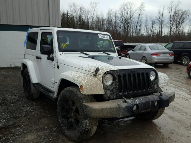 1C4AJWBG6EL284903 - 2014 JEEP WRANGLER S WHITE photo 1