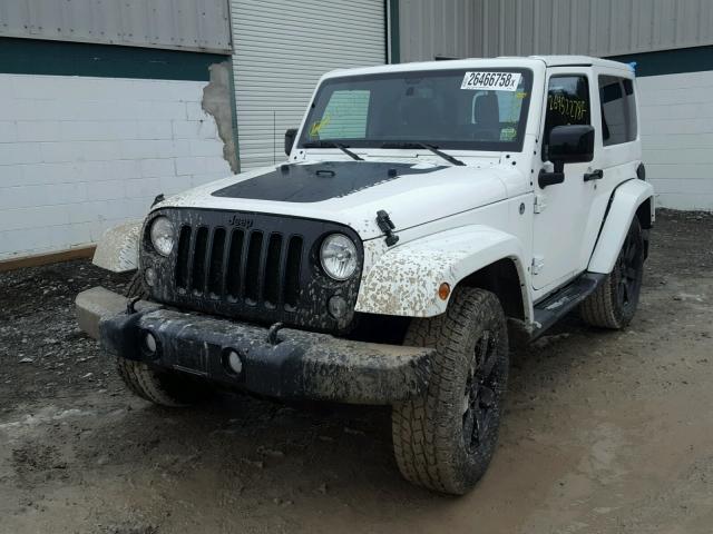 1C4AJWBG6EL284903 - 2014 JEEP WRANGLER S WHITE photo 2