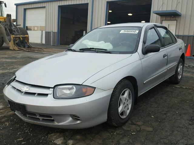 1G1JC52F237376732 - 2003 CHEVROLET CAVALIER SILVER photo 2