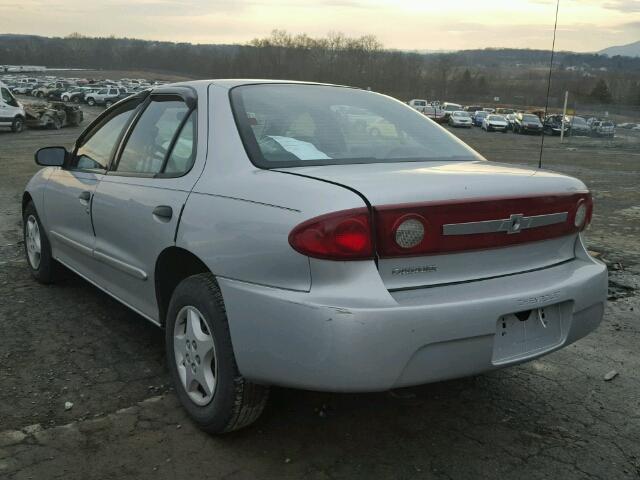 1G1JC52F237376732 - 2003 CHEVROLET CAVALIER SILVER photo 3