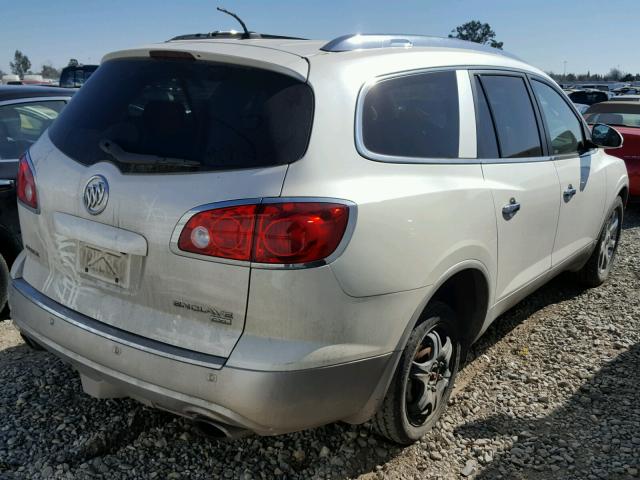 5GAEV237X8J100710 - 2008 BUICK ENCLAVE CX WHITE photo 4