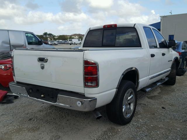 1D7HA18N25S211272 - 2005 DODGE RAM 1500 S WHITE photo 4