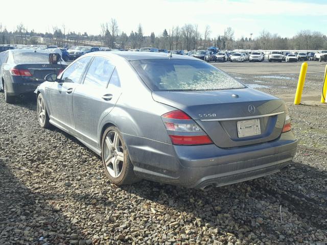 WDDNG71XX7A058018 - 2007 MERCEDES-BENZ S 550 GRAY photo 3