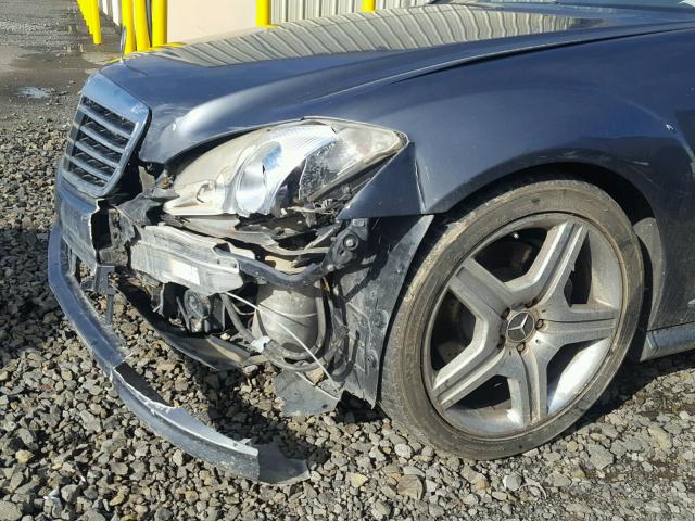 WDDNG71XX7A058018 - 2007 MERCEDES-BENZ S 550 GRAY photo 9