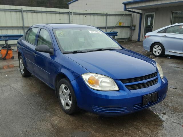 1G1AK52F457666203 - 2005 CHEVROLET COBALT BLUE photo 1