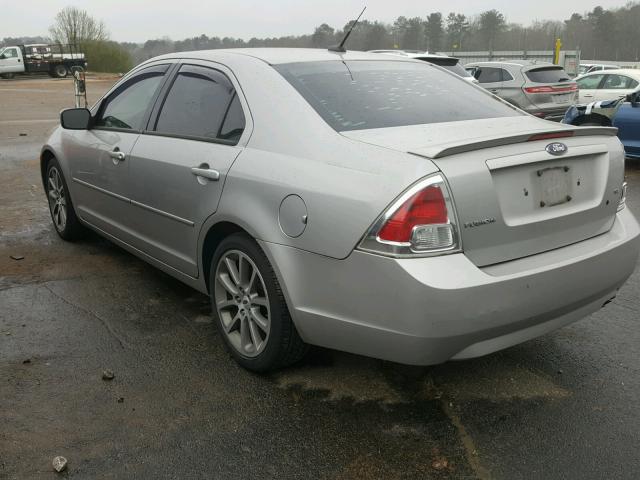 3FAHP07Z28R166508 - 2008 FORD FUSION SE SILVER photo 3